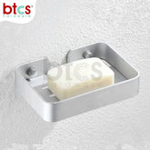 Aluminium soap dish