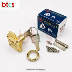 BTCS Premium Drawer Lock 138-AT-22 – golden