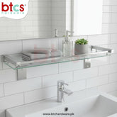 Glass Bathroom Shelf