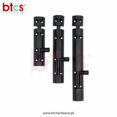 Brass Tower Bolt Black