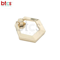 Gold Hexagonal Cabinet Pulls 50409