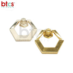 Gold Hexagonal Cabinet Pulls 50409