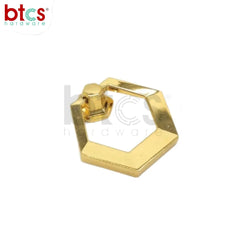 Gold Hexagonal Cabinet Pulls 50409