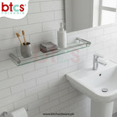 Glass Bathroom Shelf