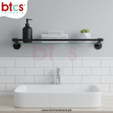 Glass Bathroom Shelf