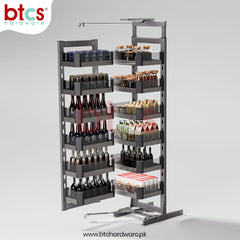 Glass Fridge Storage System 4FT DGW-454