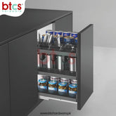 Glass Storage Pull-out Spics Rack