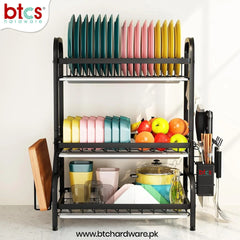 Black aluminum Dish Rack