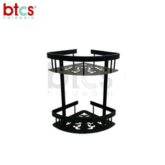 2 Layer Stainless Steel Bathroom Corner Shelf