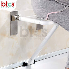 Foldable Shower Seat with Support Stand 5827