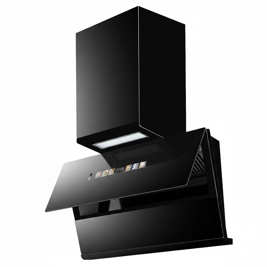 BTCS Inclined Glass Kitchen Chimney – Model HC-J-9236
