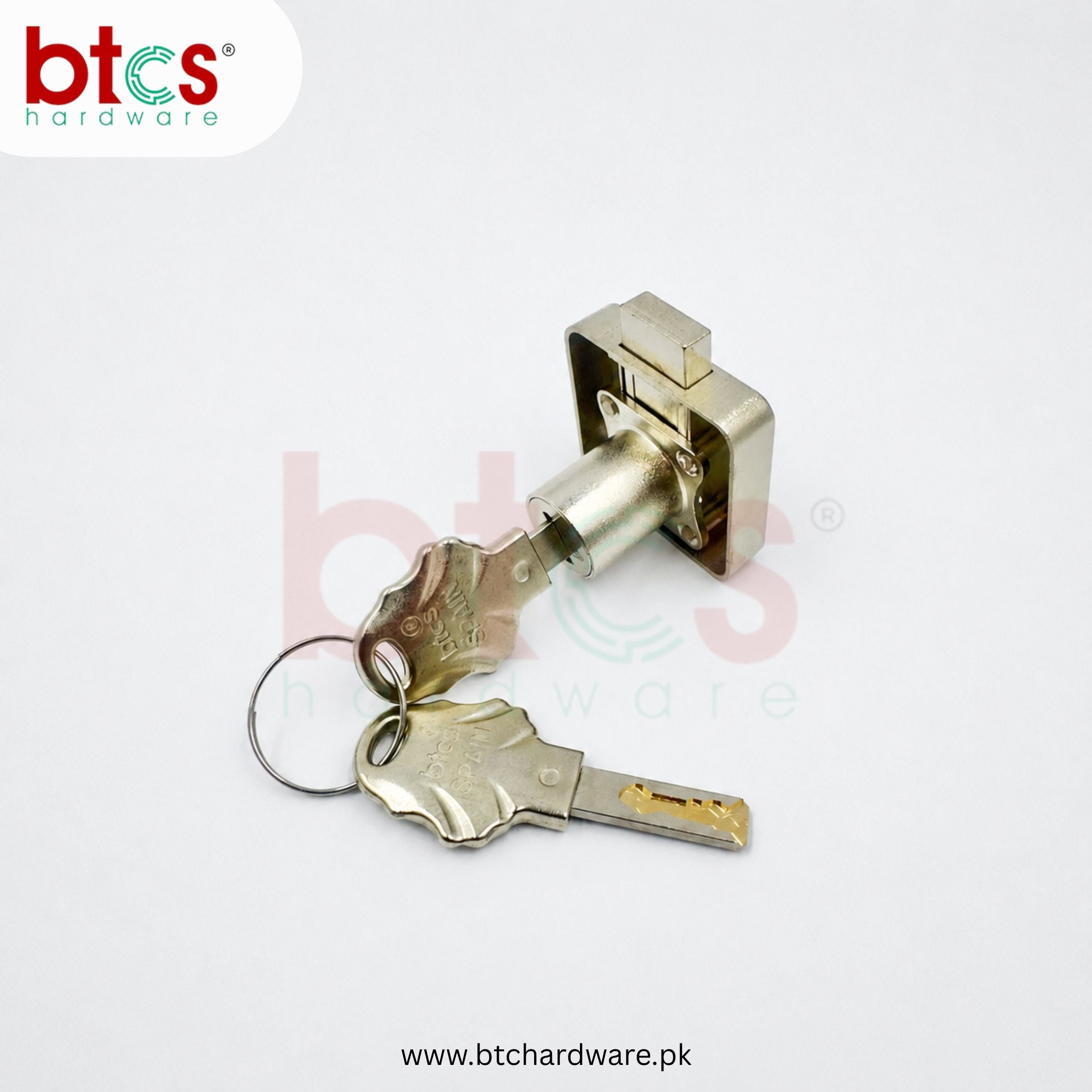 BTCS Premium Drawer Lock 138-D-22 – silver