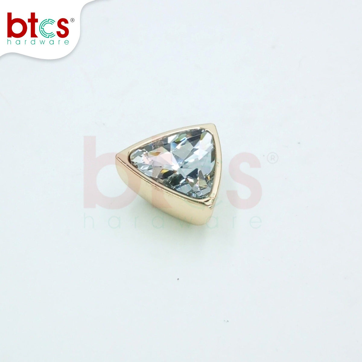 10237 Crystal-Encrusted Triangle Cabinet Knobs