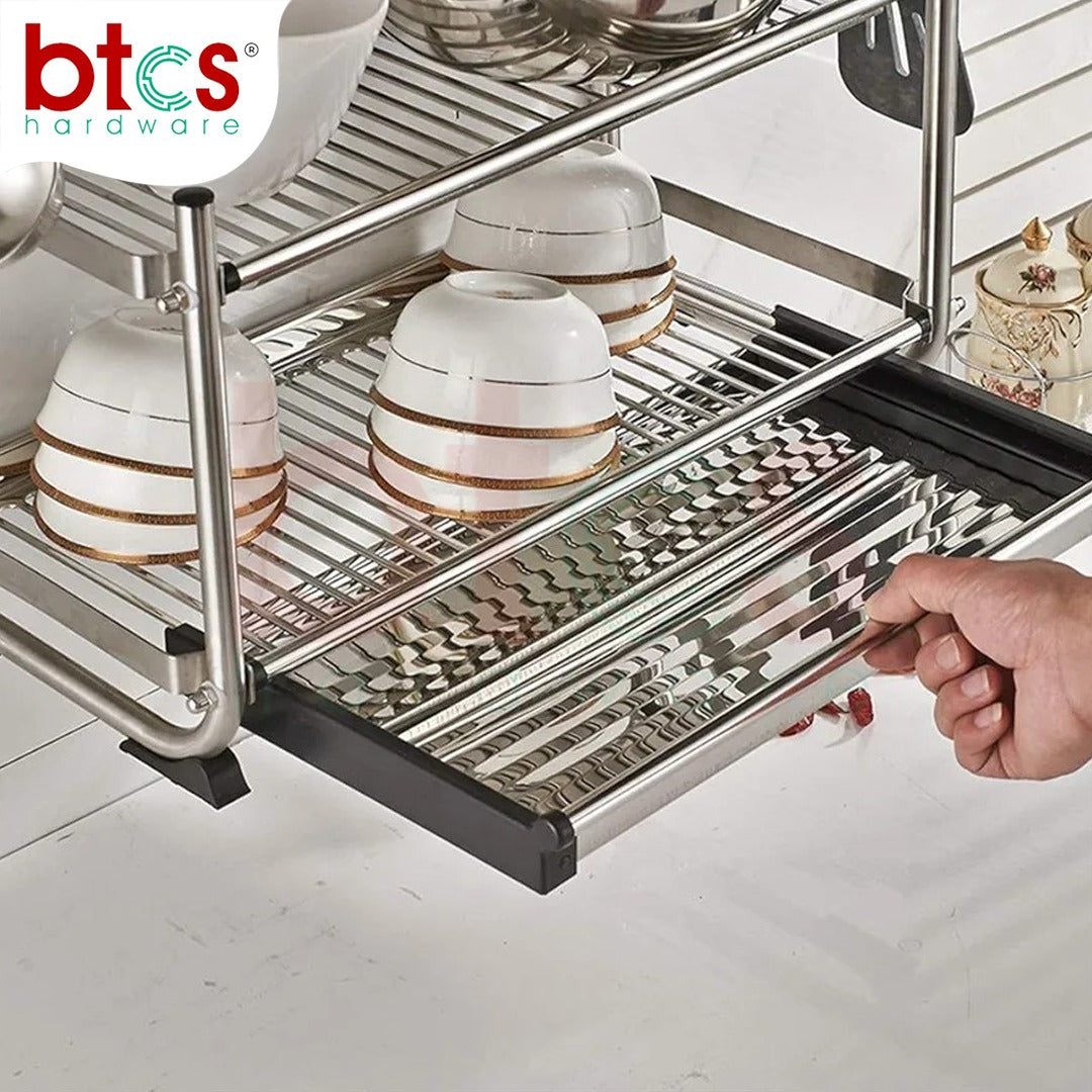 3-step Dish Rack S.S WDJ 870