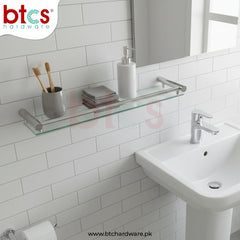 Glass Bathroom Shelf