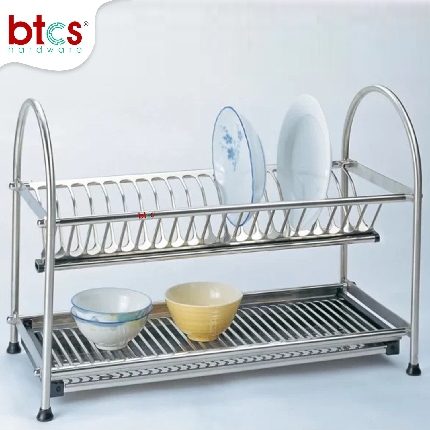 2 Tier Stainless steel Dish rack Wellmax
