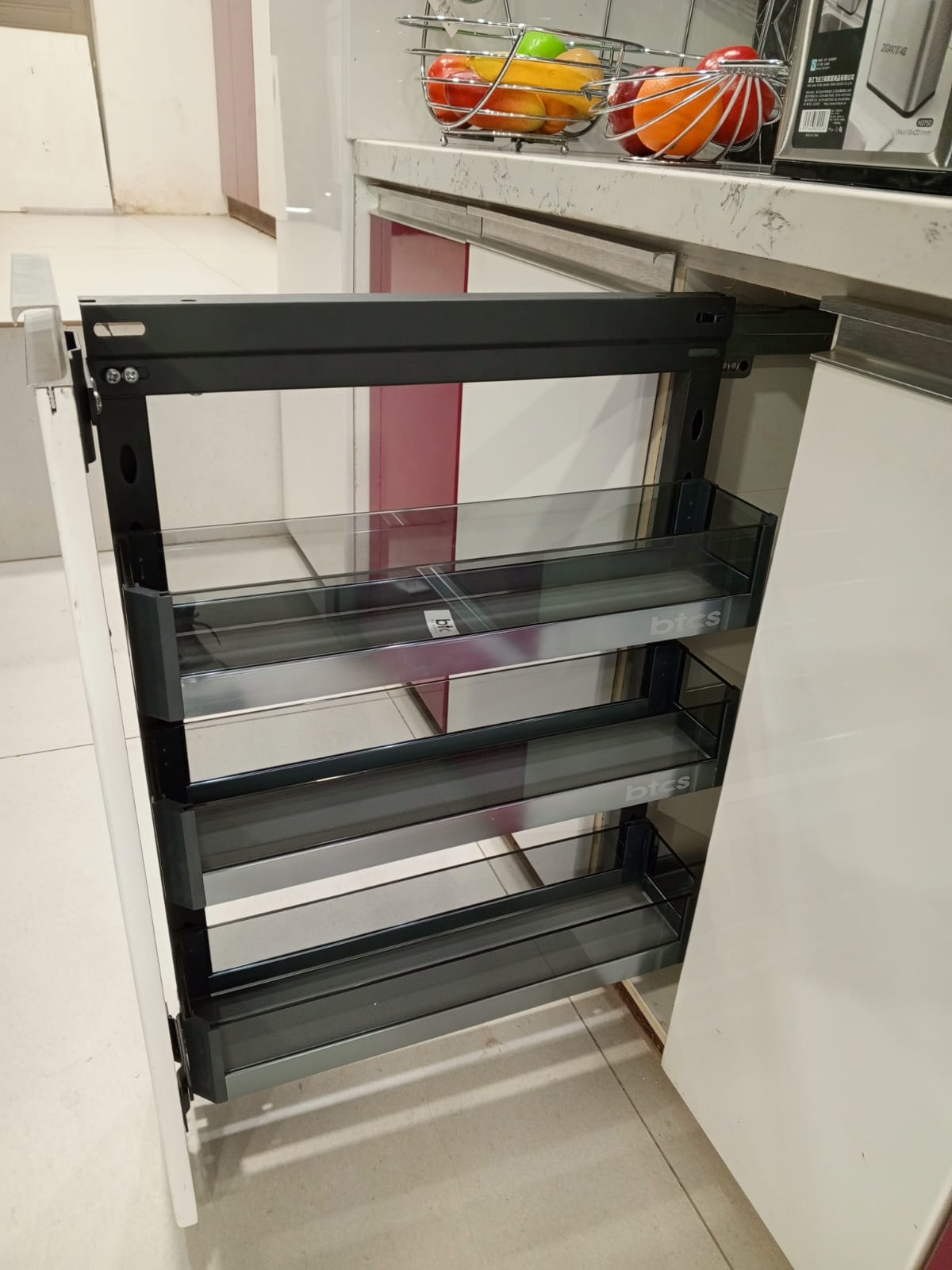 3 Step Glass Bottle Rack CZBL-252
