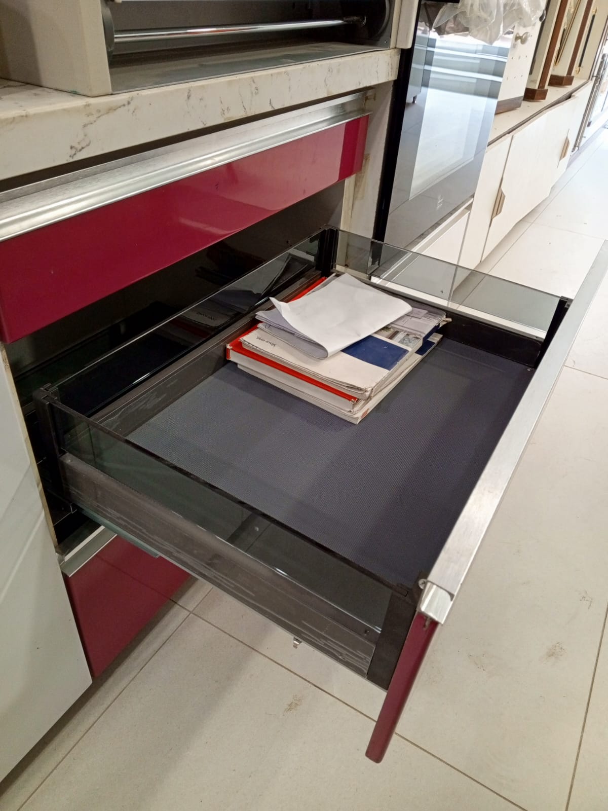 Drawer Basket Glass