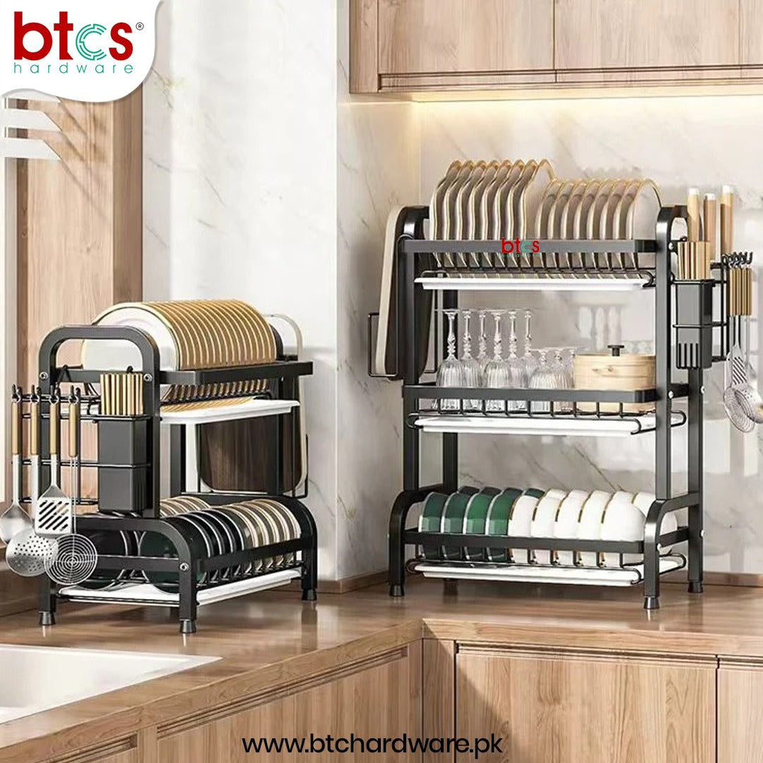 Black aluminum Dish Rack