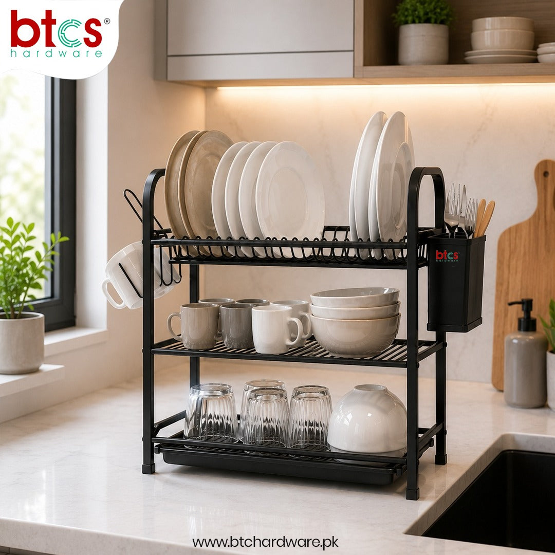 3-Tier Dish Drying Rack