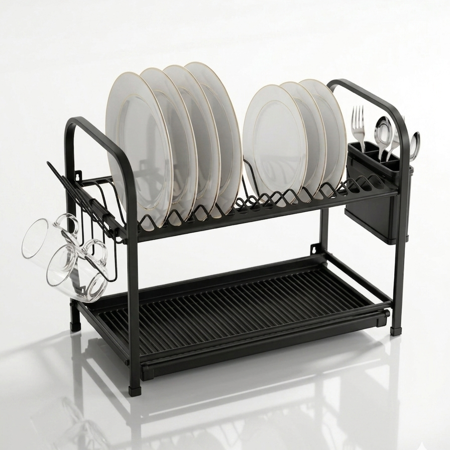2-Tier Dish Drying Rack